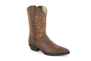 Crazy Puntal Western Boots