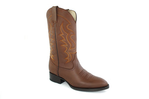 Crazy Oval Western Boots