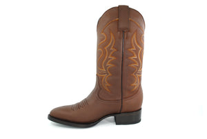 Crazy Oval Western Boots